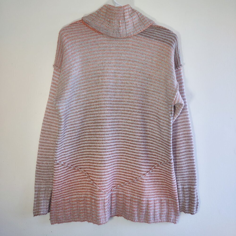 CAbi Striped Cowl Neck Knit Sweater Pullover Relaxed Fit Boho Women Small - Picture 8 of 11